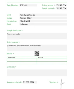 Alternative view of Anavar10 – Pharmaqo Labs [10mg/100tabs]