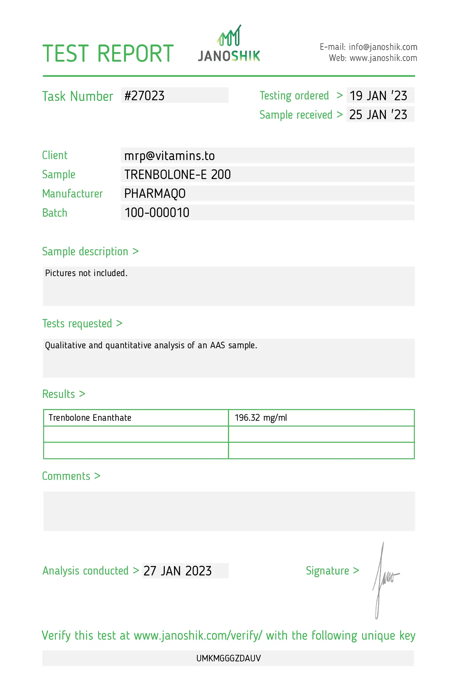 Trenbolone-E 200 – Pharmaqo Labs - Imagen 3