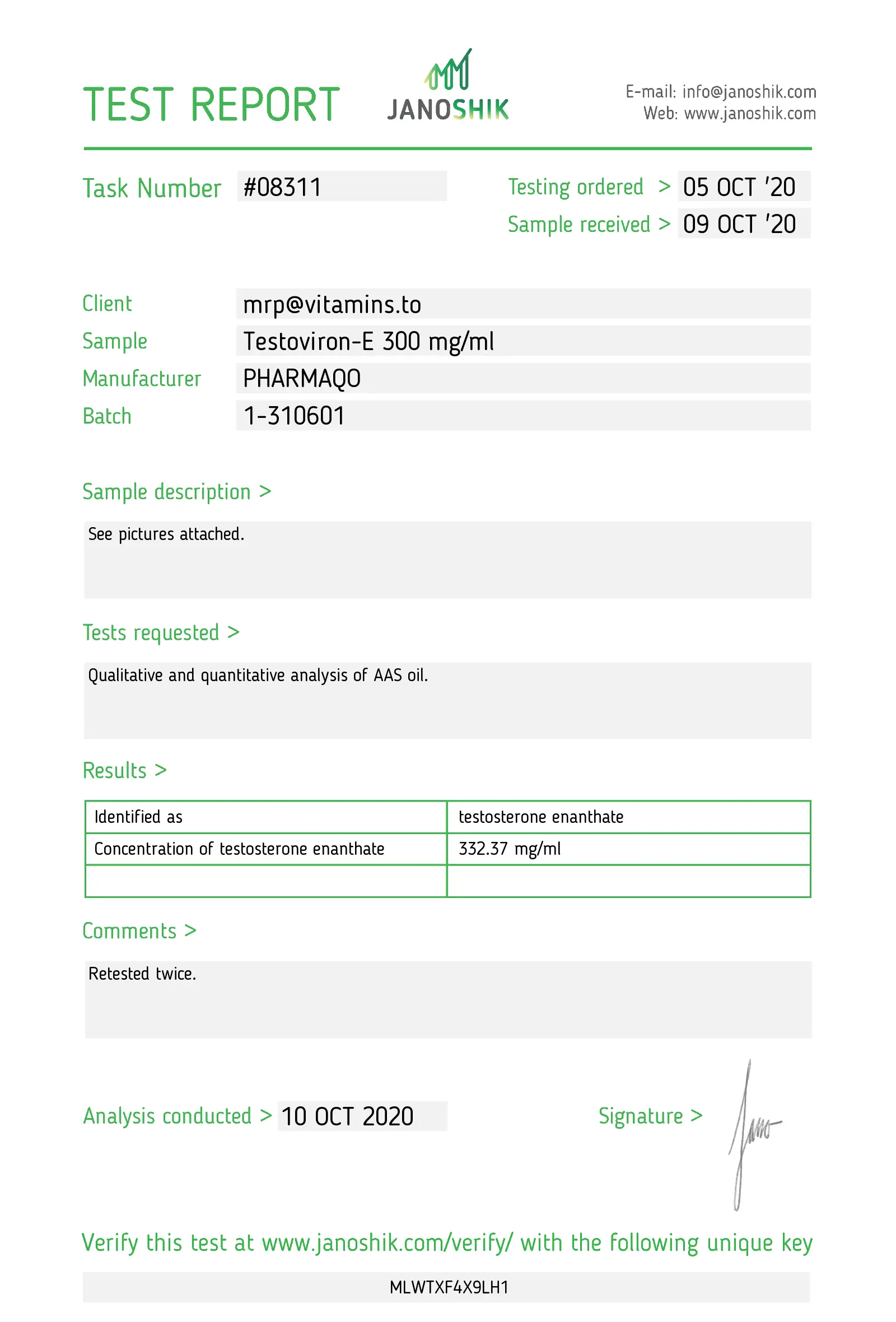 Testosterone-E 300 – Pharmaqo Labs - Imagen 6